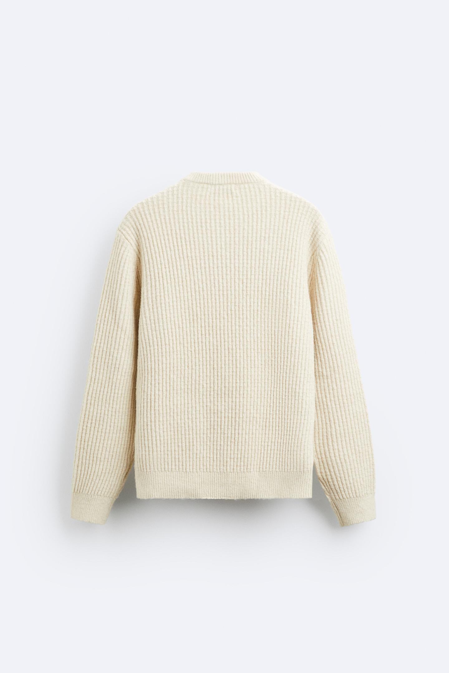 Klassischer Herrenpullover Grobstrick Bequem Warm