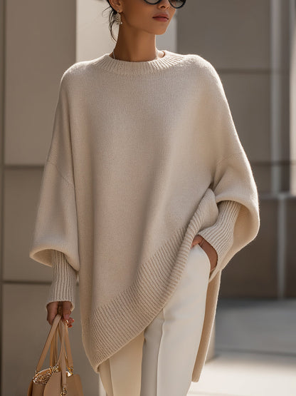 Damen Oversized Pullover Großformat Elegantes Design - Norvielle