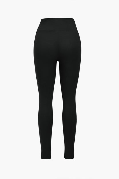 Sportliches Damen-Zweiteiler-Set Cropped-Jacke Leggings