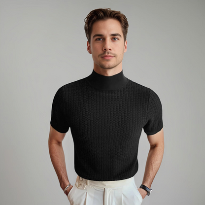 Herren Slim Fit Kurzarmshirt Modern Paolo