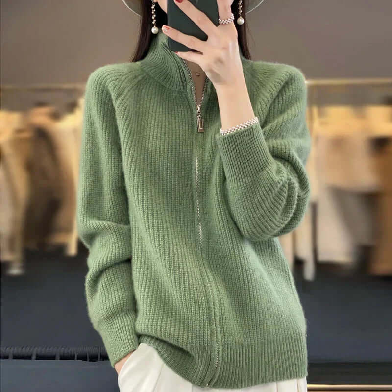 Damen Strickjacke Langarm Klassisch Elegante - Norvielle