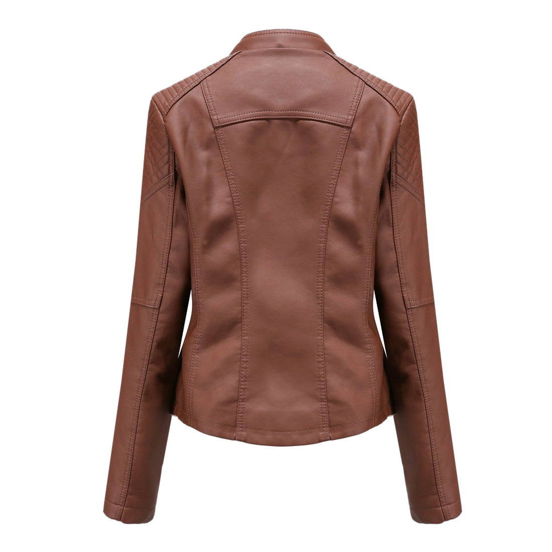 Damen Lederjacke Elegant Zeitlos