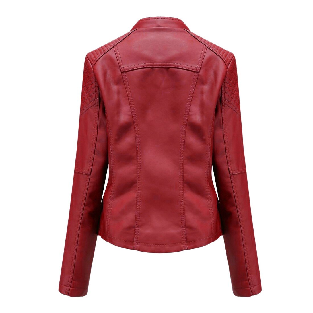 Damen Lederjacke Elegant Zeitlos