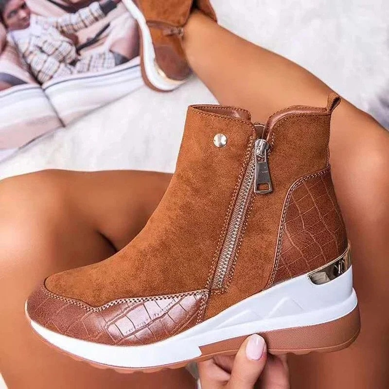 Damen Orthopädische Knöchelstiefel Bequem