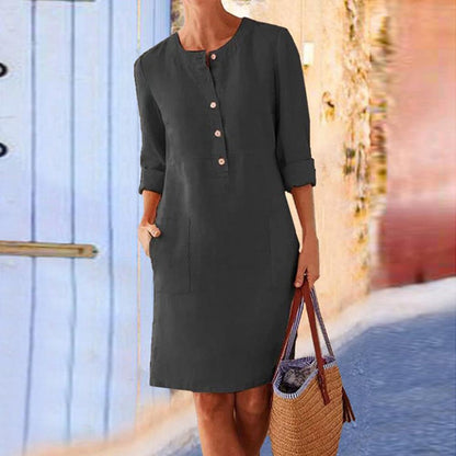 Damen Freizeitkleid Stilvoll Sommerkleid