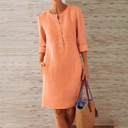Damen Freizeitkleid Stilvoll Sommerkleid