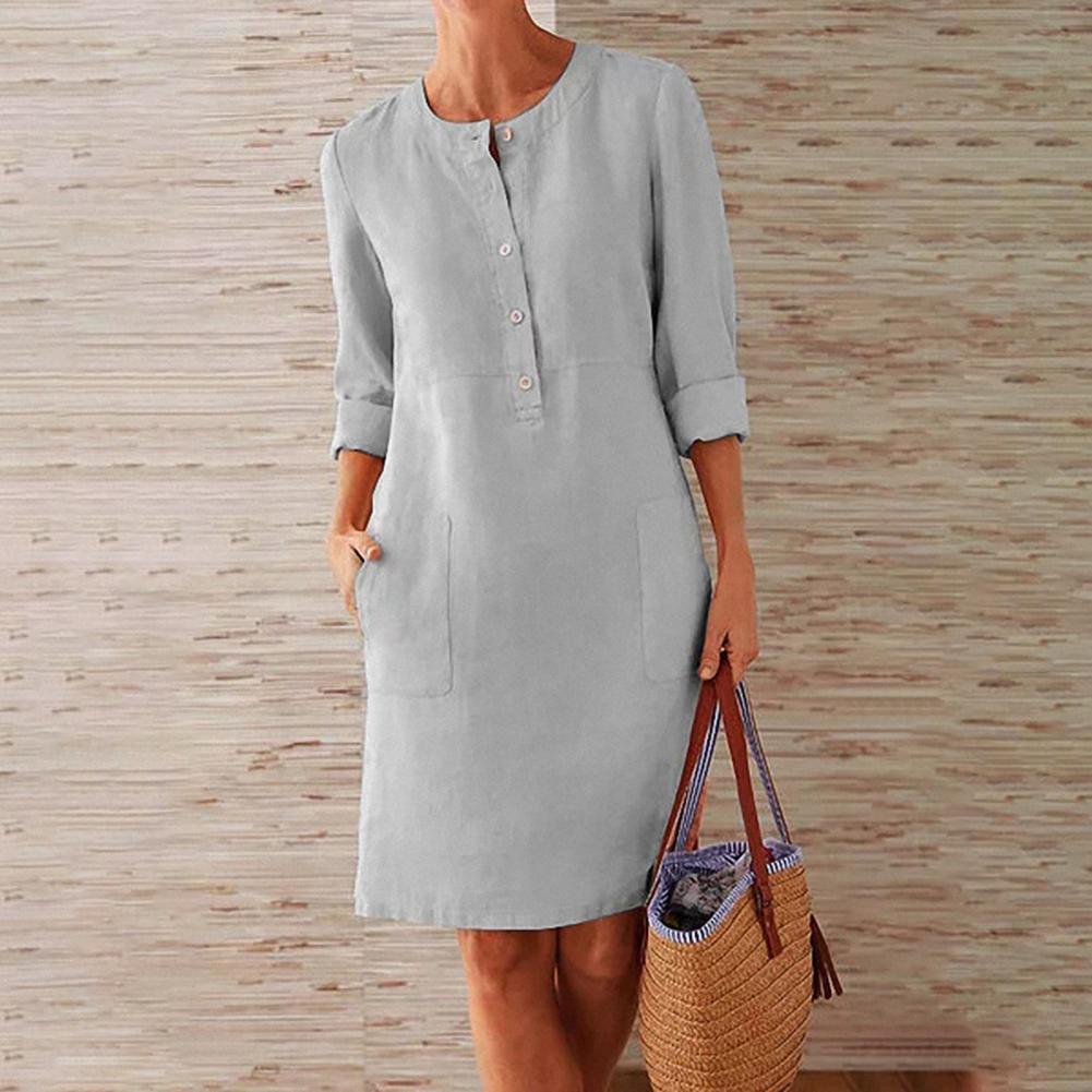 Damen Freizeitkleid Stilvoll Sommerkleid