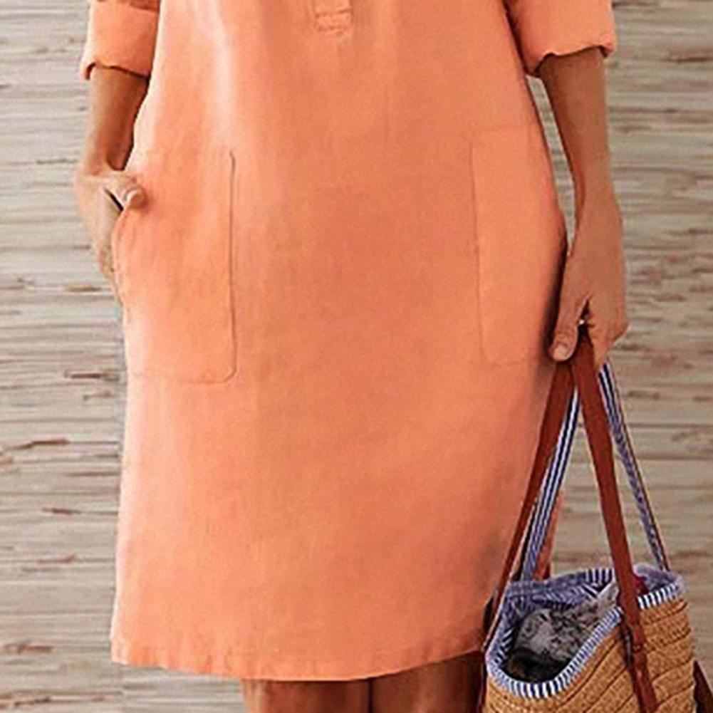 Damen Freizeitkleid Stilvoll Sommerkleid