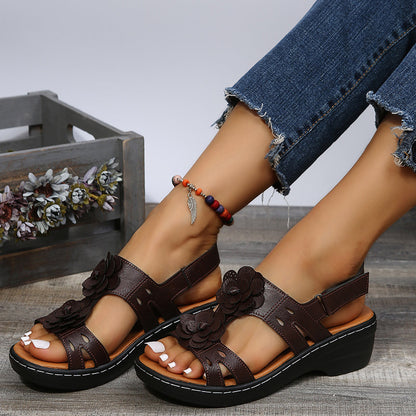 Damen Sandalen Ergonomisch Bequem