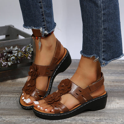 Damen Sandalen Ergonomisch Bequem