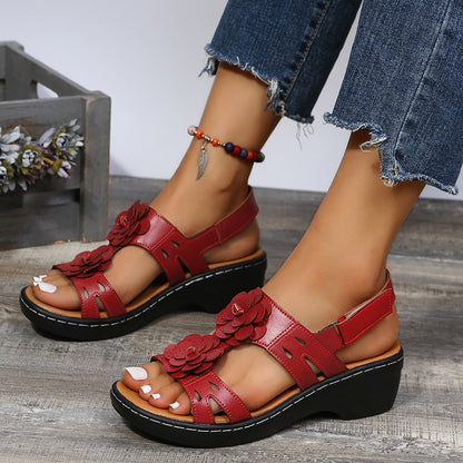 Damen Sandalen Ergonomisch Bequem