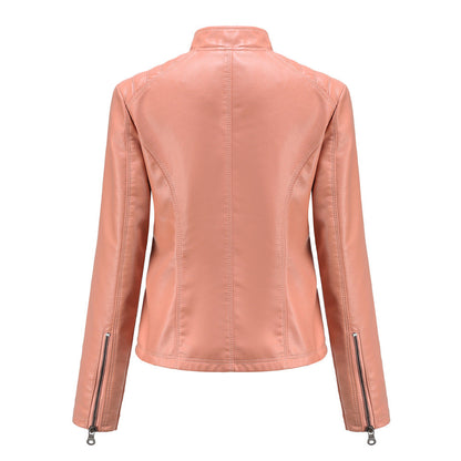 Damen Lederjacke Übergangsjacke Leder Bequem