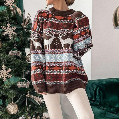 Damen Weihnachtspullover Kuschelig Warm - Norvielle