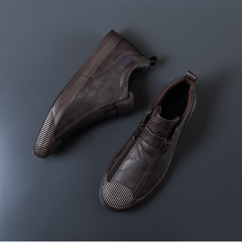 Herren Leder-Schuhe Elegant Poliert