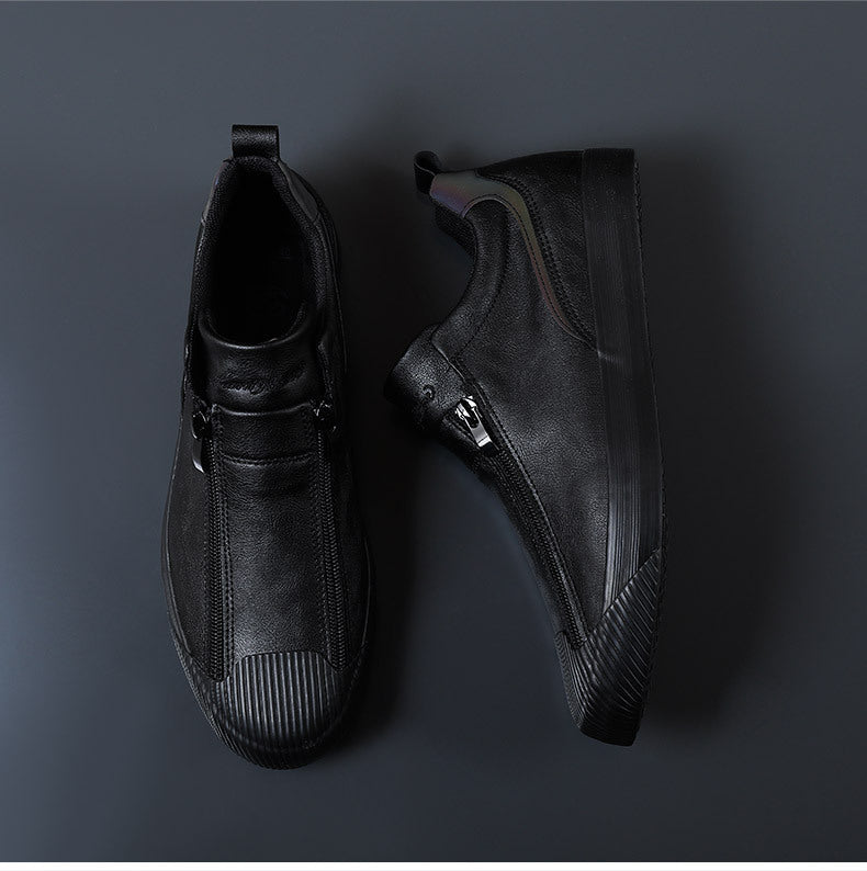 Herren Leder-Schuhe Elegant Poliert