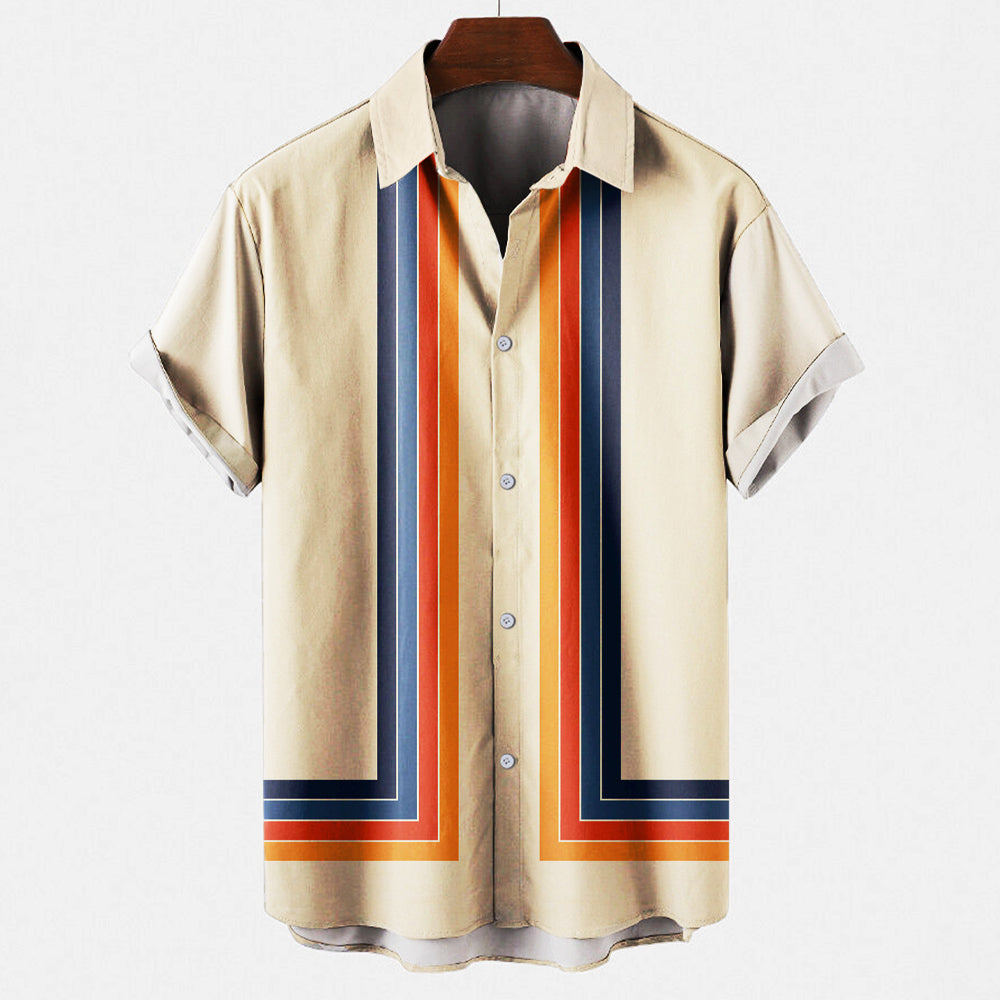 Herren Hemd Slim Fit Retro Stil - Norvielle