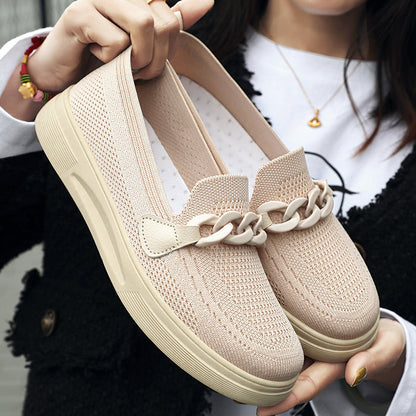 Damen Freizeitschuhe Ergonomisch Atmungsaktiv Bequem