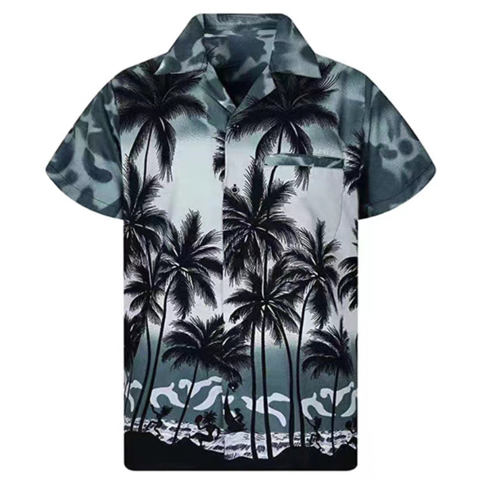 Herren Freizeithemd Modern Sommer Weiss