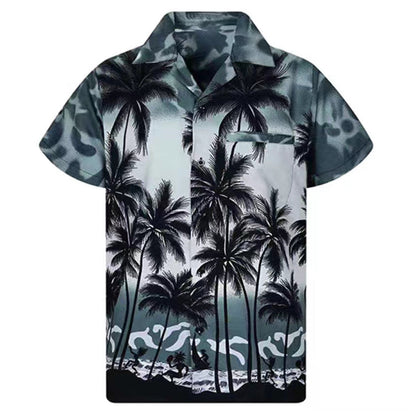 Herren Freizeithemd Modern Sommer Weiss