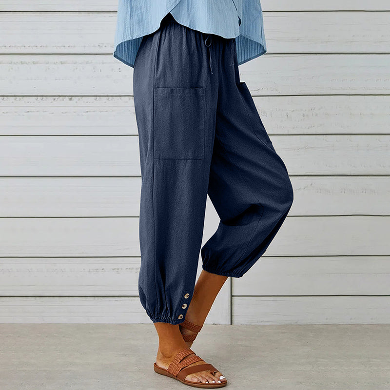Damen Freizeithose Komfort Fit Bequem