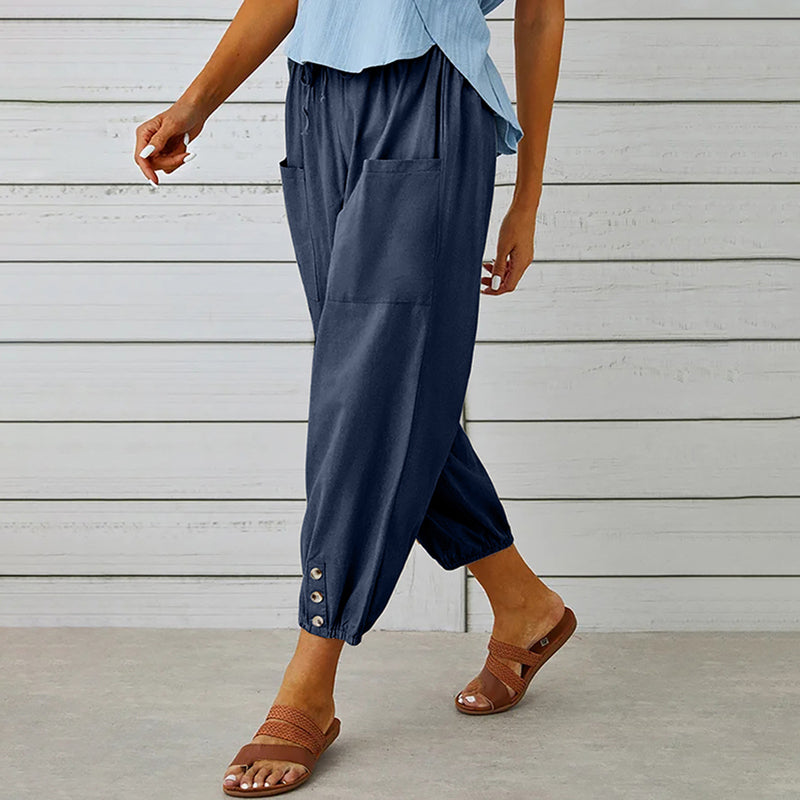 Damen Freizeithose Komfort Fit Bequem