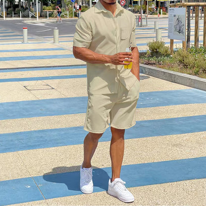 Herren Freizeit Outfit Set Bequem