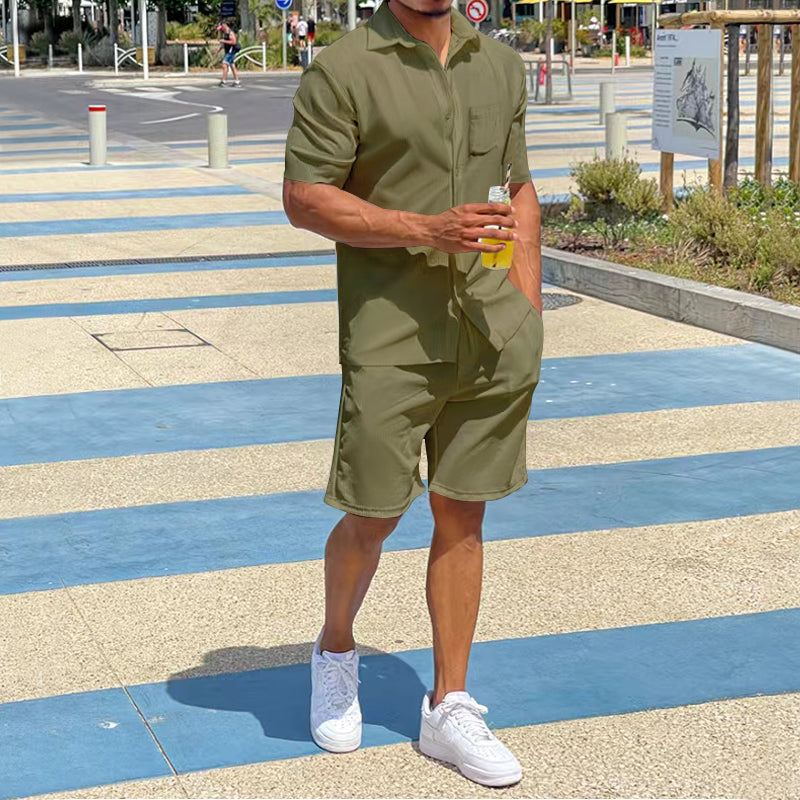 Herren Freizeit Outfit Set Bequem