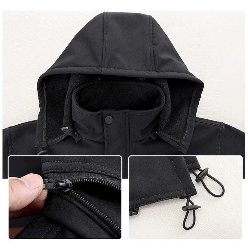 Herren Fleece Outdoor-Set Warm Funktionell
