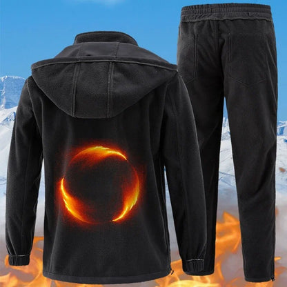 Herren Fleece Outdoor-Set Warm Funktionell