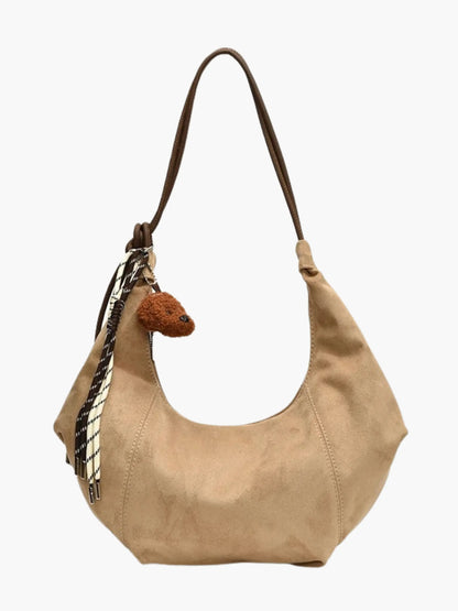 Leder Hobo Bag Damen Rucksack