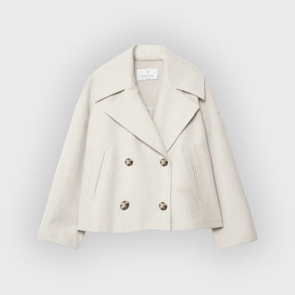 Damen Lederjacke Doppelreihig Modern
