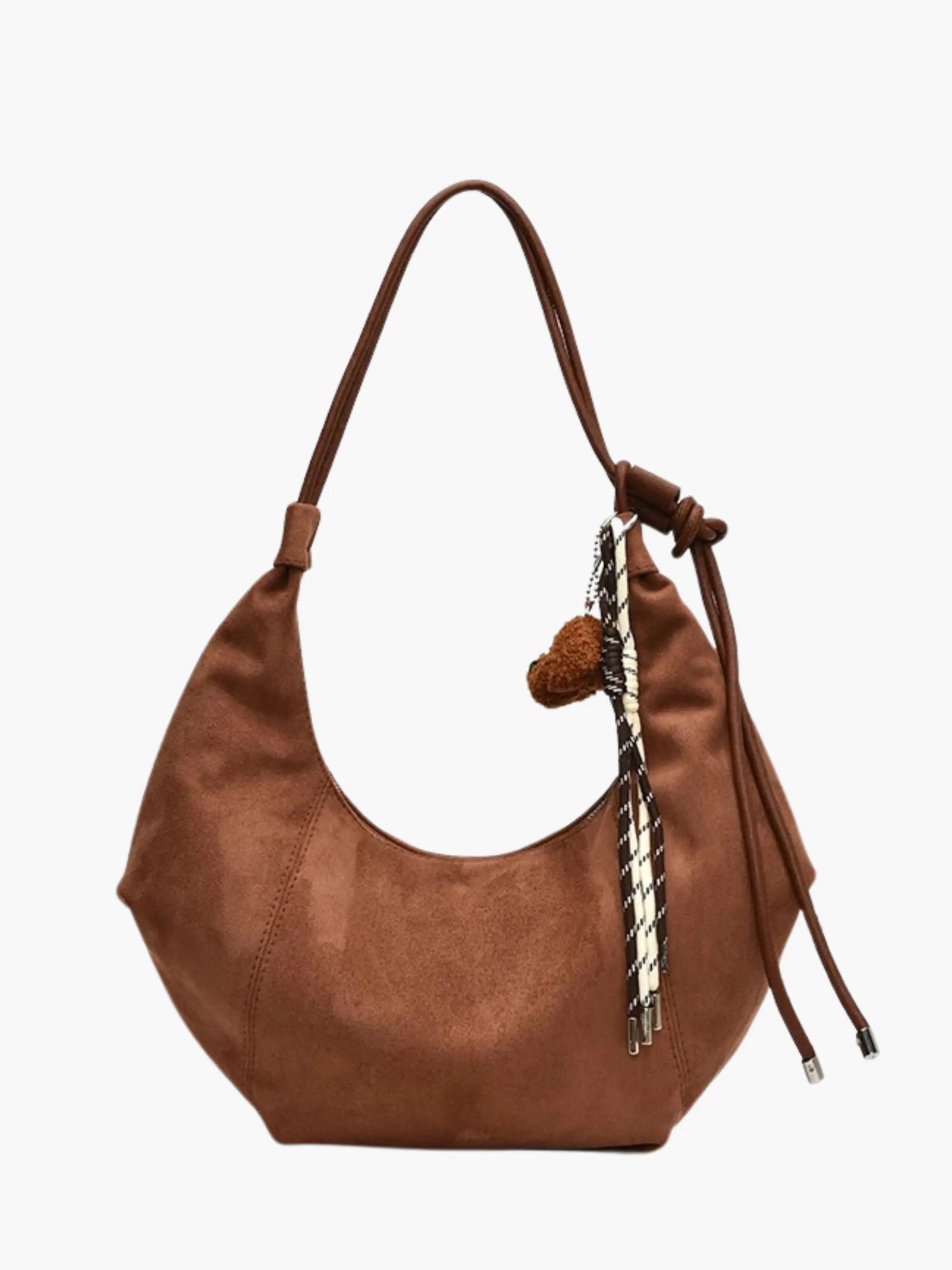 Leder Hobo Bag Damen Rucksack