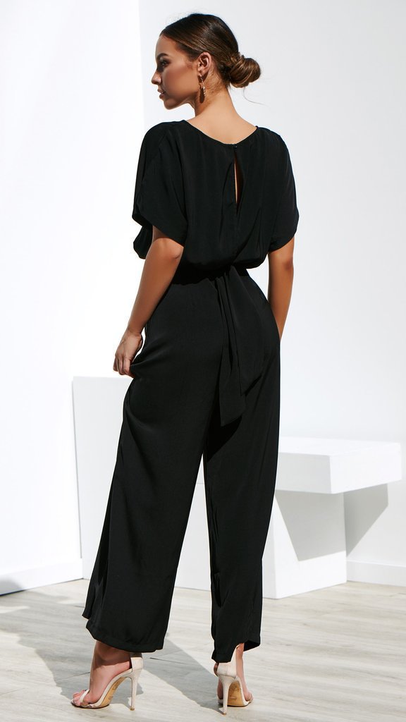 Damen Jumpsuit Weites Bein Berliner Chic