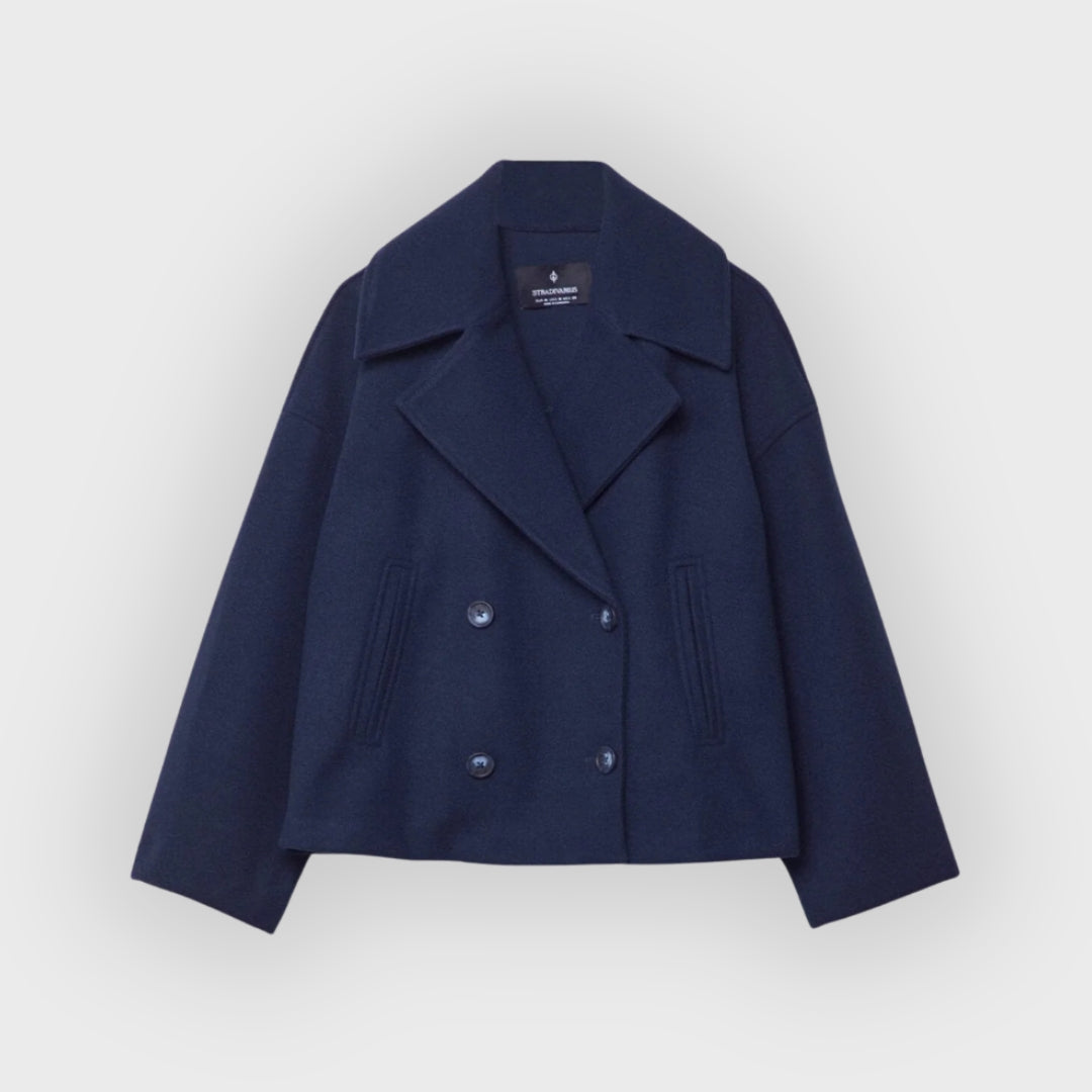 Damen Lederjacke Doppelreihig Modern
