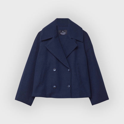 Damen Lederjacke Doppelreihig Modern