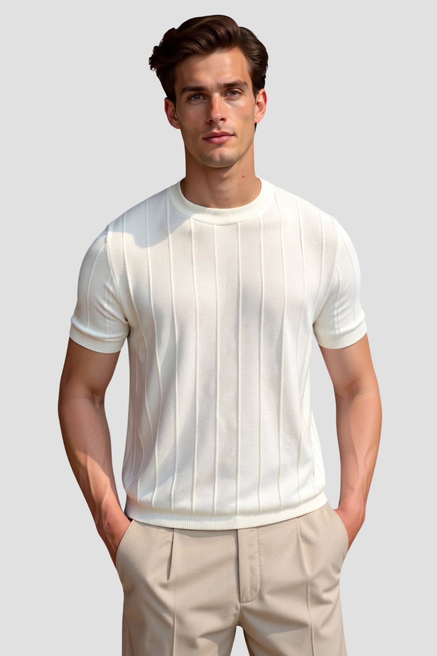 Klassisches Streifen T-Shirt Old-School Style Baumwolle