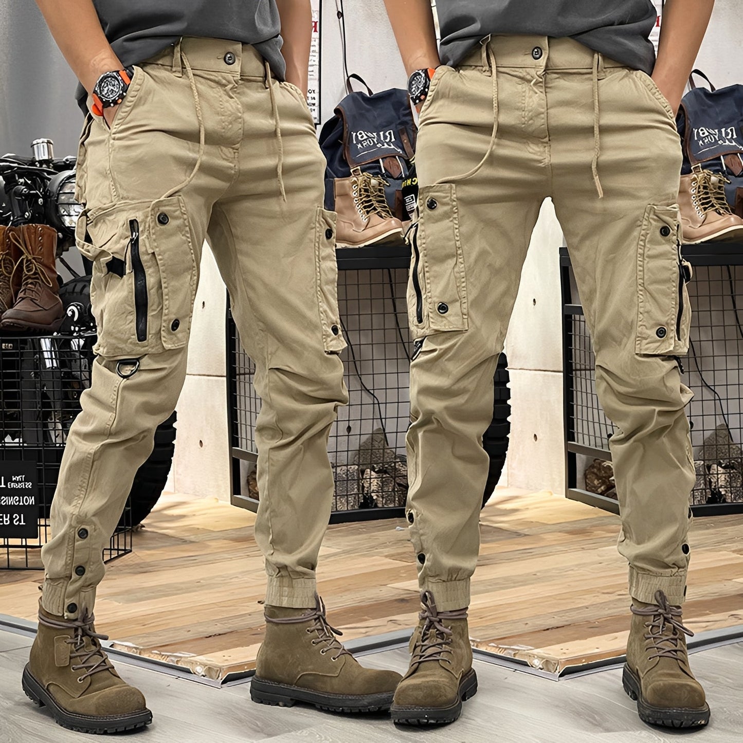Herren Outdoorhose Funktionell Taktisch Schwarz - Norvielle