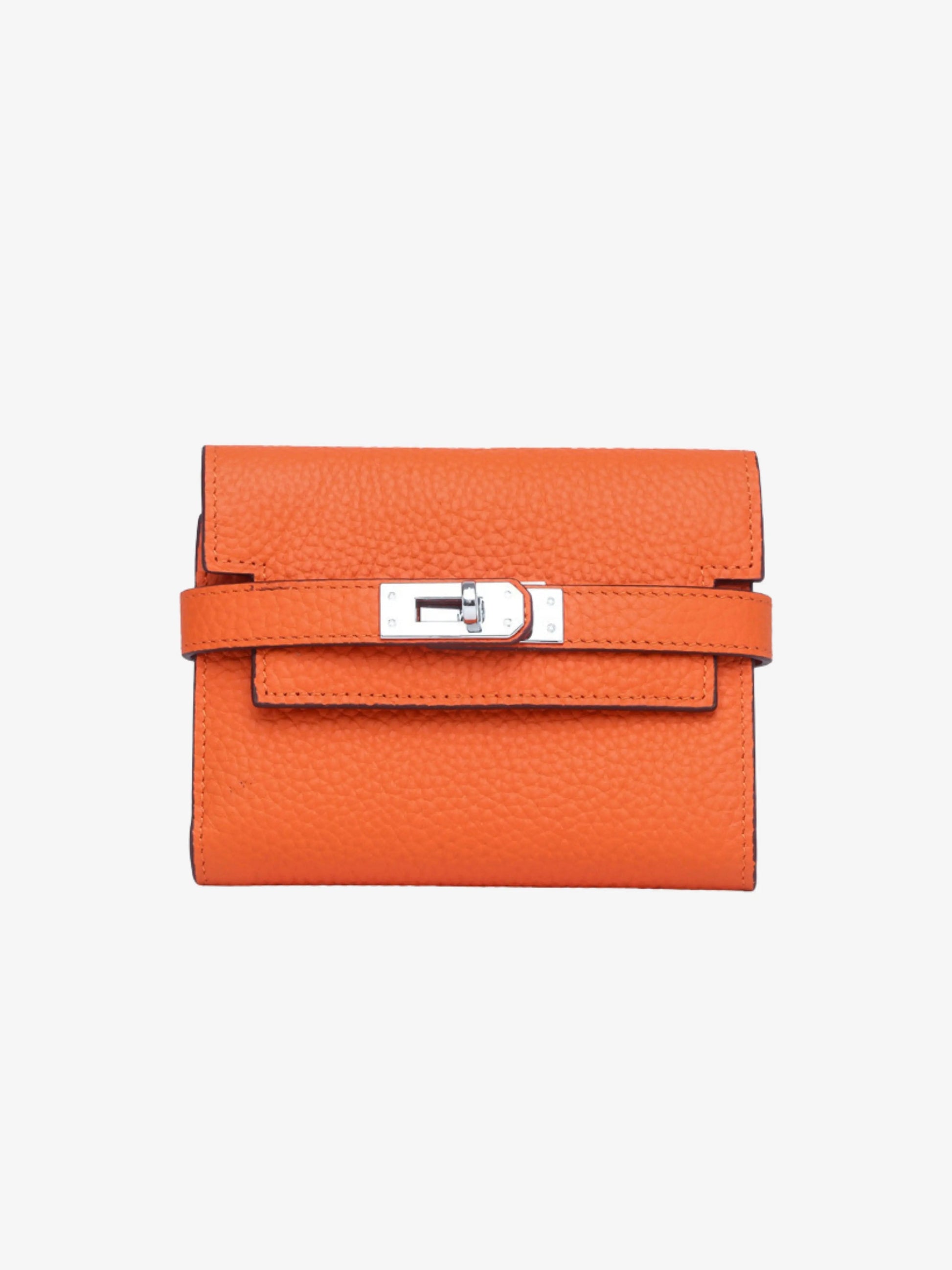 Damen Lederbrieftasche Klein Schwarz - Norvielle
