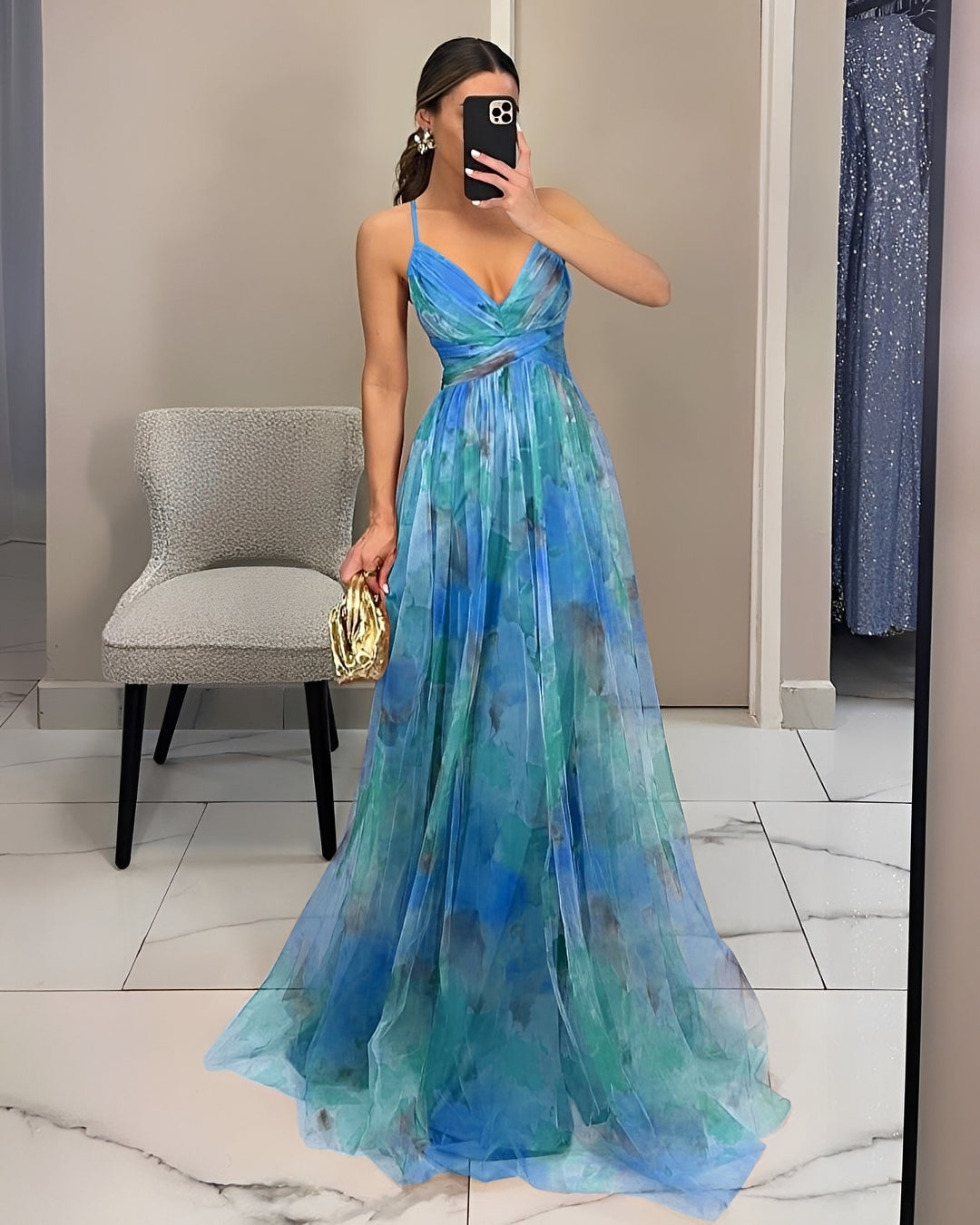 Damen Maxikleid Elegant