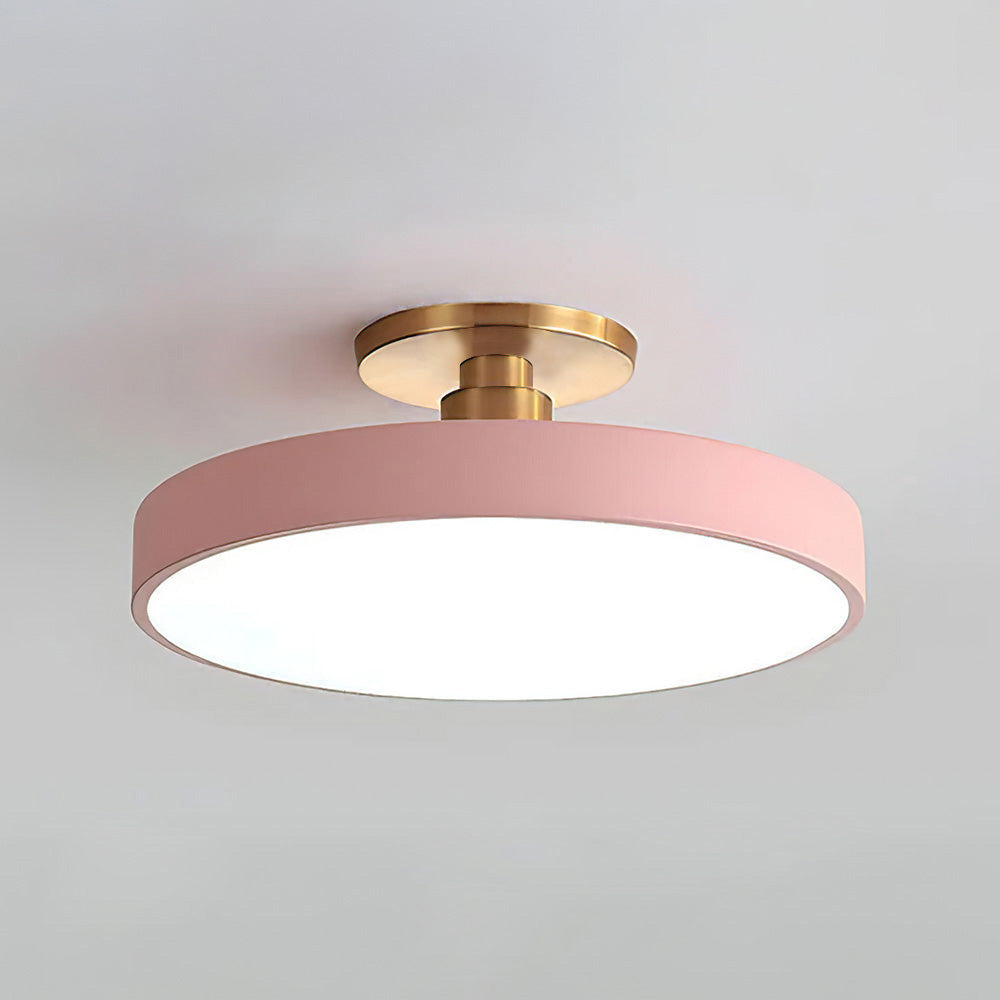 LED Deckenleuchte Gold Modern Dimmbar