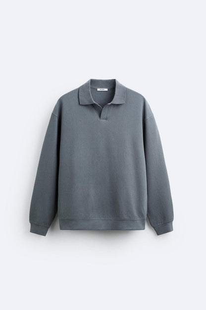 r Pullover mit Polokragen Eleganter Stil