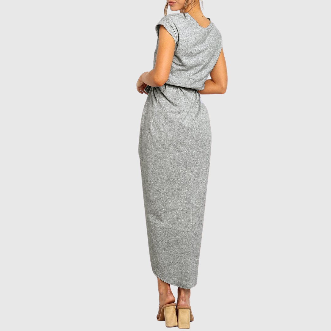 Damen Sommerkleid Midi Midi-Länge