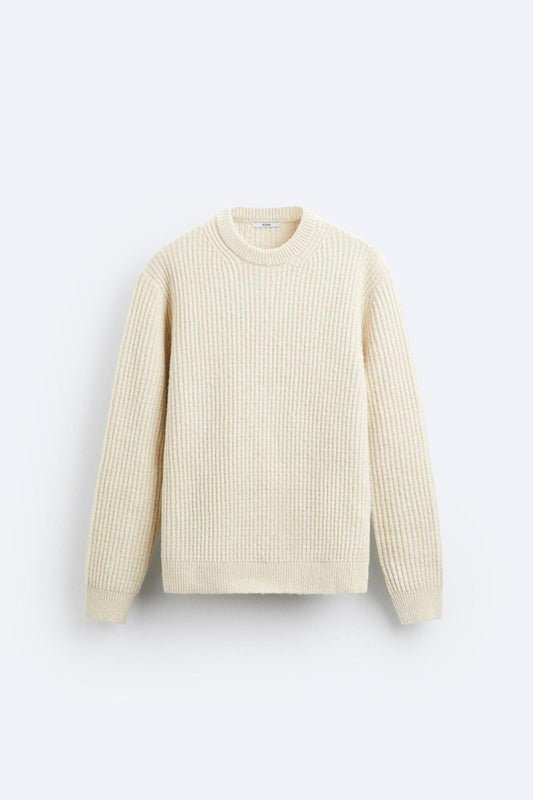 Klassischer Herrenpullover Grobstrick Bequem Warm - Norvielle