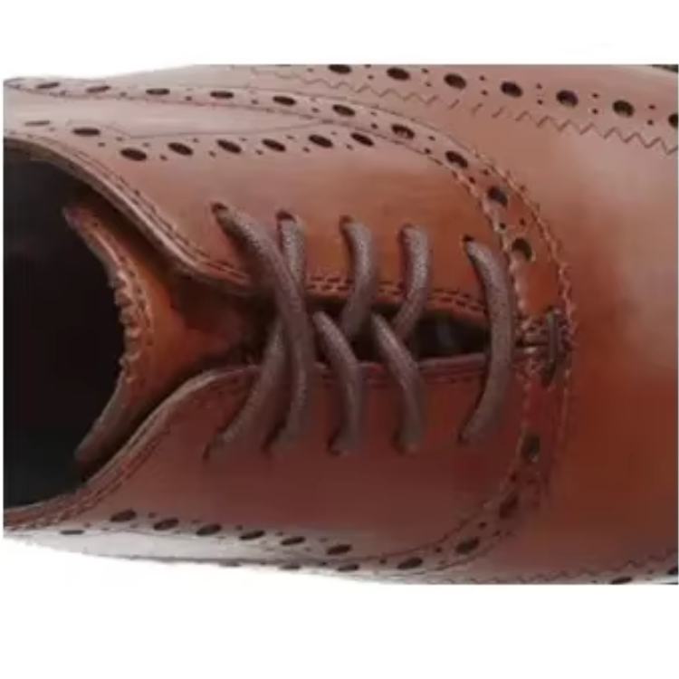 Herren Lederschnürschuhe Flügelspitze Brogue Schuhe