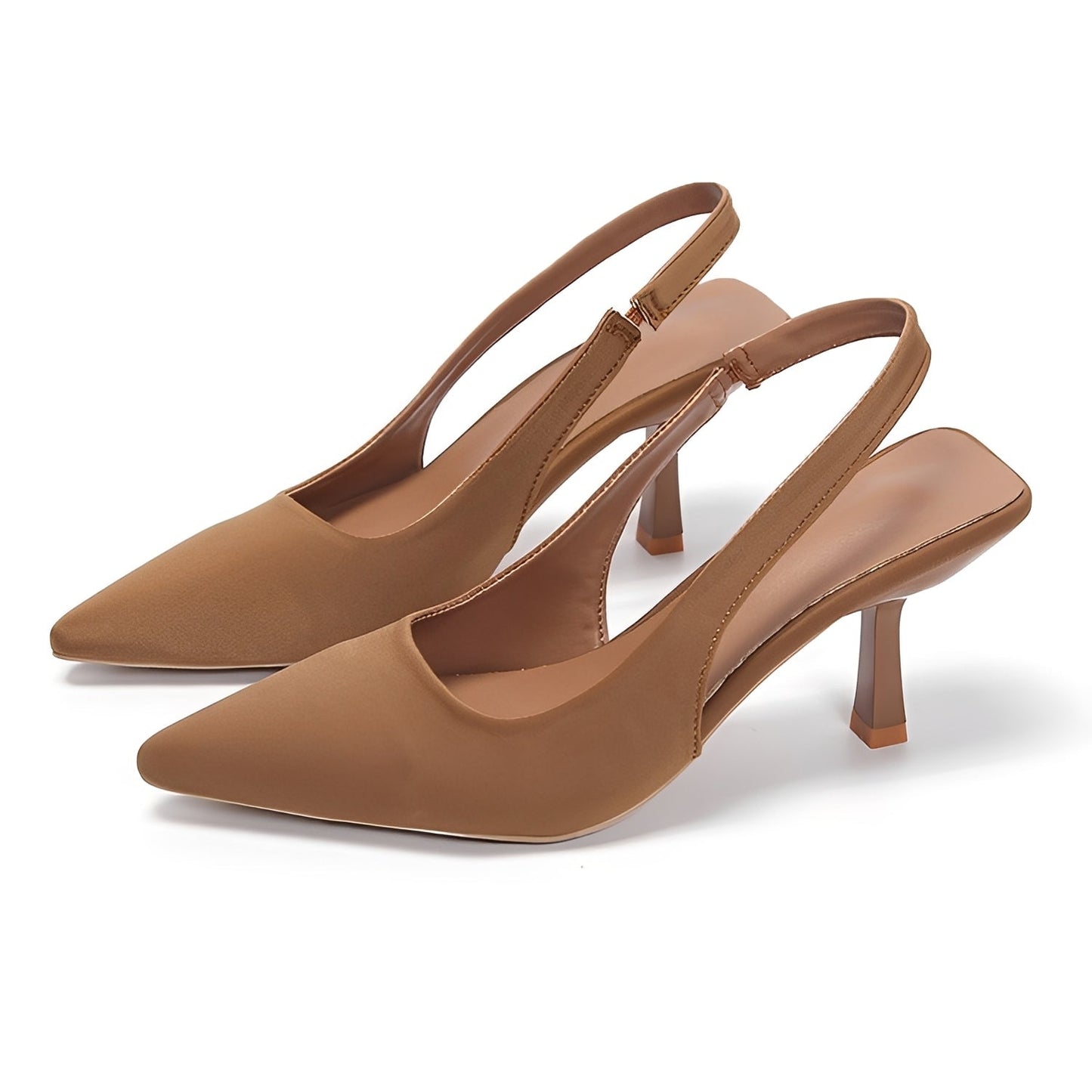 Damen Slingback High Heels Schuhe Elegantes Design