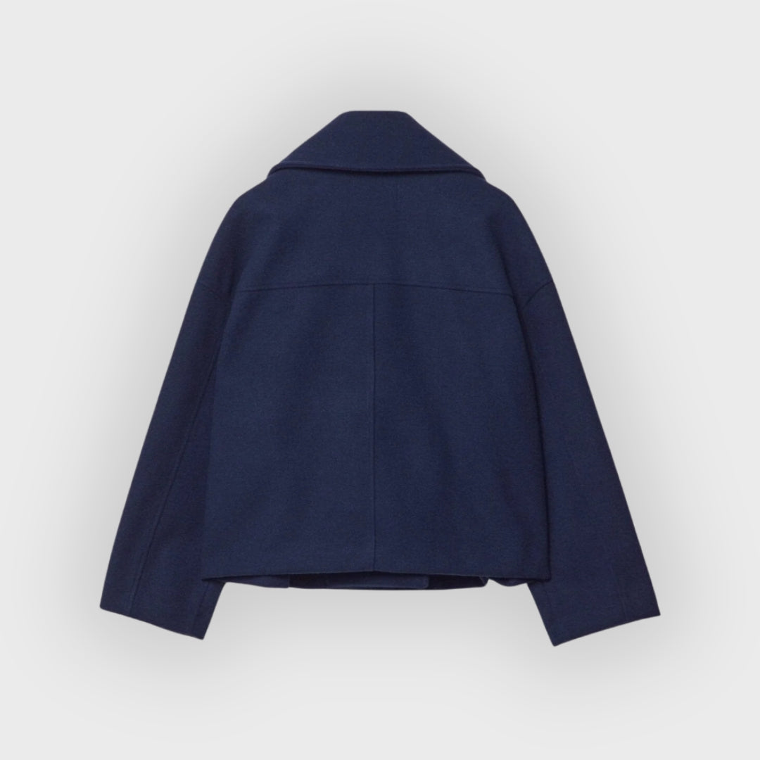 Damen Lederjacke Doppelreihig Modern