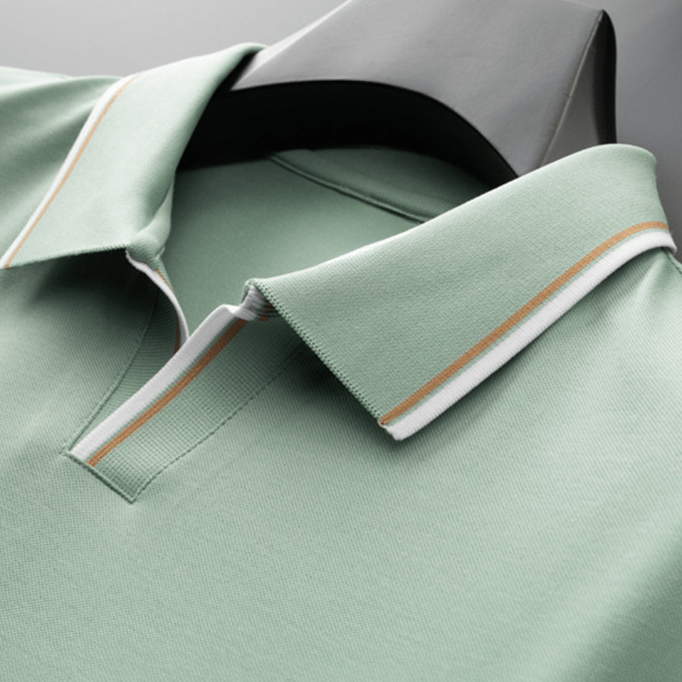 Herren Poloshirt aus Seide Elegantes Qualitätsshirt