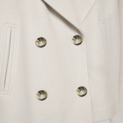 Damen Lederjacke Doppelreihig Modern