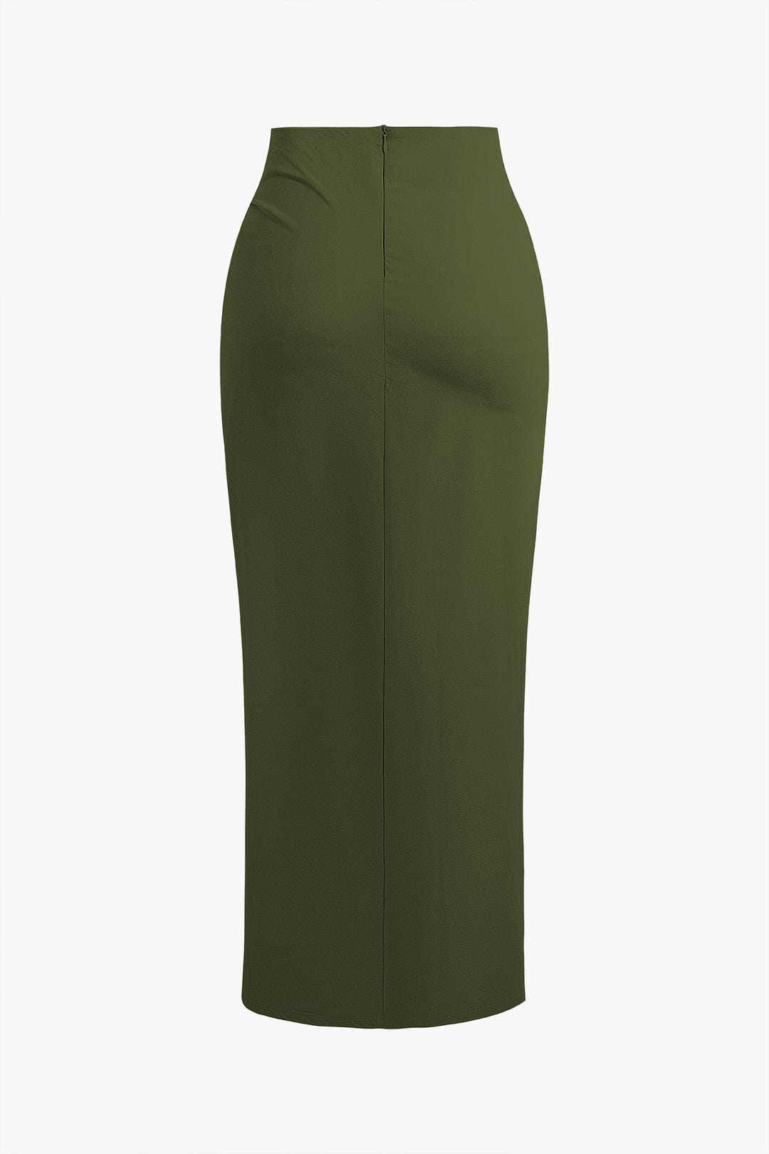 Fridoline Damen Midirock Wickelrock Hochgeschlitzt