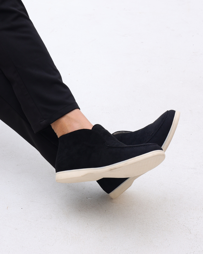 Herren Halbschuh Braun Leder Elegant Business Schuhe